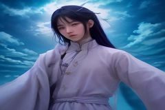 《独自升级》韩漫封面，主角成真宇手持魔剑，深渊背景绚丽特效光芒四射，暗系奇幻风格